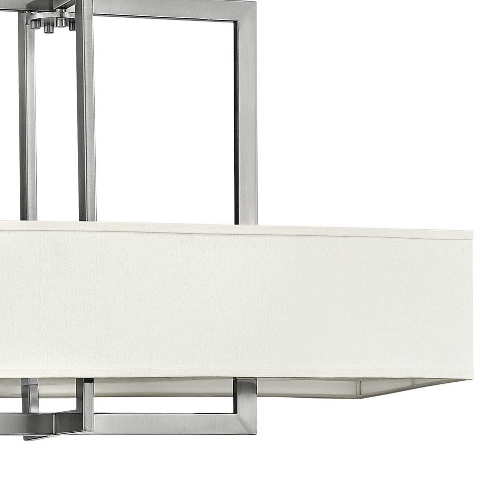 Hinkley Hampton Medium Four Light Linear, Antique Nickel