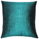 Sankara Silk Throw Pillows, 100% Genuine Silk, 16"x16", Jade Green