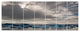 Ice of Jokulsarlon Lagoon, Landscape Canvas Art Print, 83"x32", 7 Panels