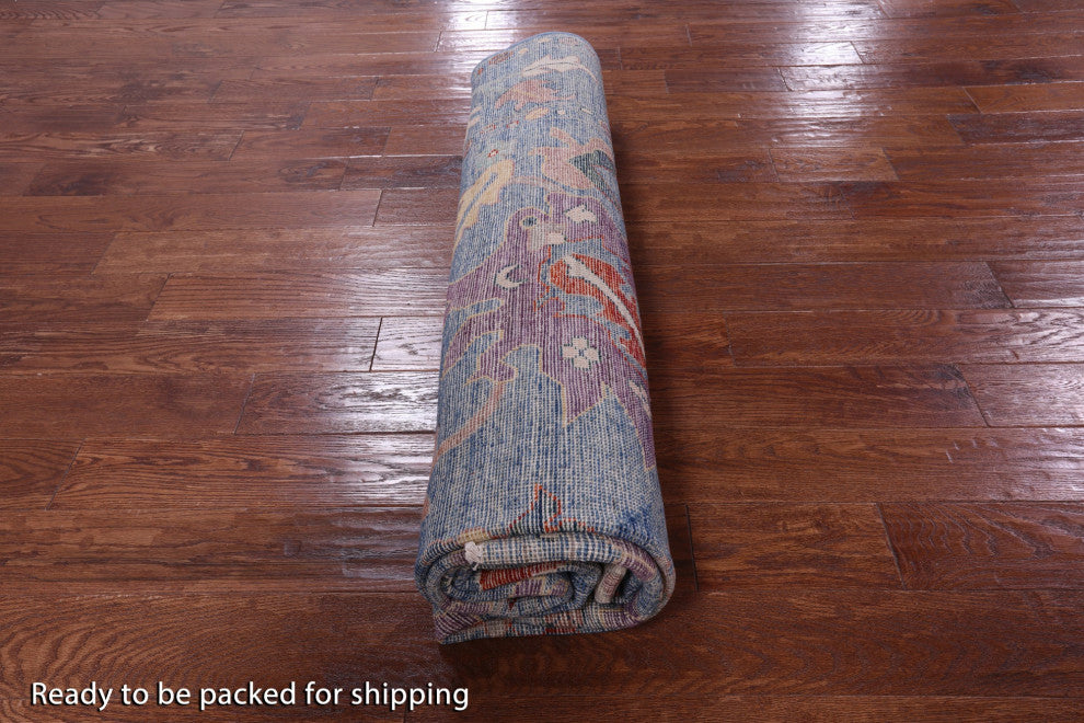 Handmade Turkish Oushak Wool Rug 8' 0" X 9' 10" - Q9652