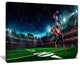 "American Football Player" Sports Digital Canvas Print, 20"x12"