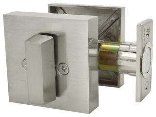 Nuk3y Hulk Deadbolt Single Cylinder, Satin Nickel, Single Cylinder