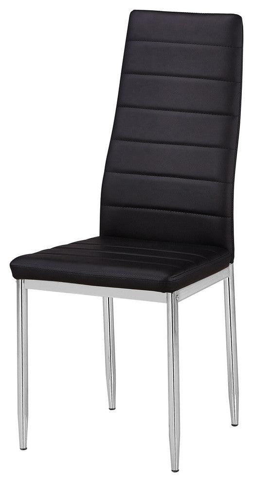 Chapman Modern Living Side Chairs, Set of 2, Black