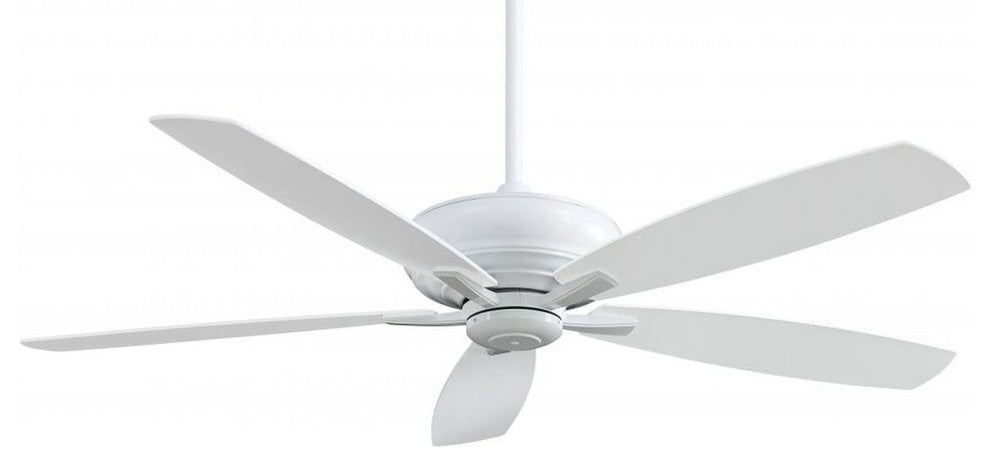 Ceiling Fan, White With Not Applicable Glass