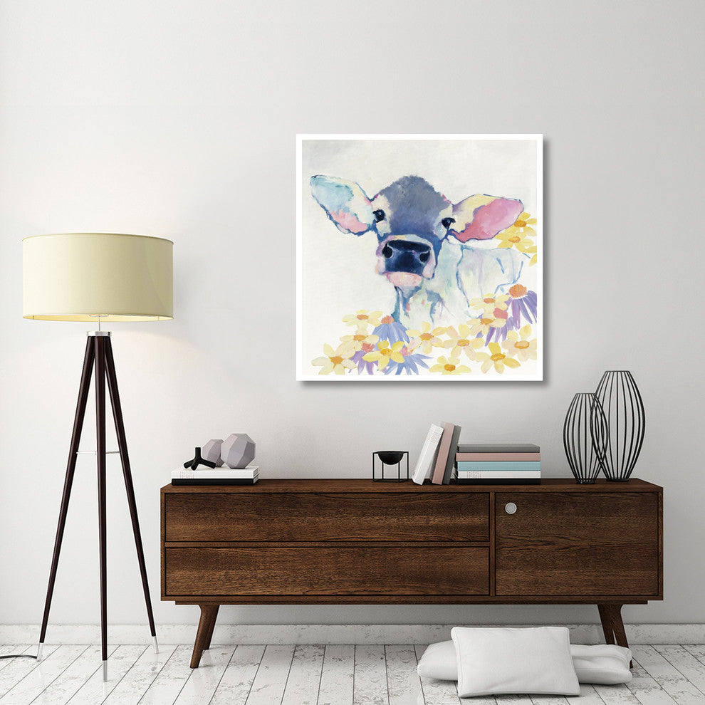 "Bessie with Flowers" Digital Paper Print by Avery Tillmon, 42"x42"