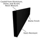 Dyconn Faucet True Solid Surface Backsplash, 25" Backsplash