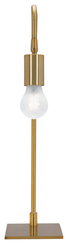 Table Lamp, Steel Metal, Brass, Gold, Kitchen Lounge Bistro Lobby Hospitality