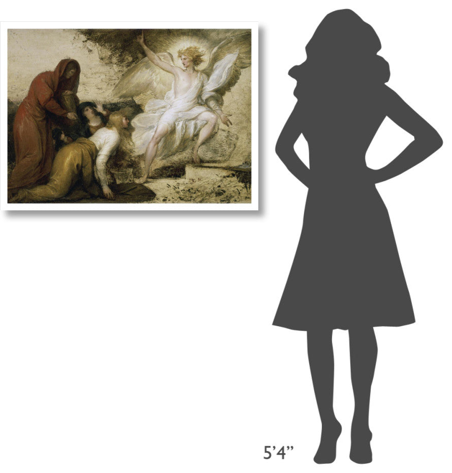 "The Angel at the Tomb of Christ" Digital Paper Print by Benjamin West, 38"x28"