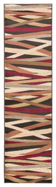 Surya Riley RLY-5057 9'10"x12'10" Rug, Burgundy/Brown/Wheat/Olive/Camel/Gray