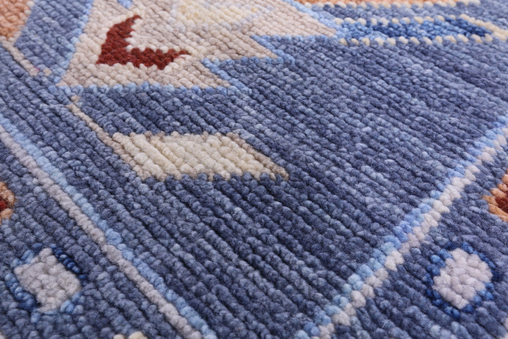 8' 2" X 10' 4" Hand-Knotted Persian Gabbeh Tribal Wool Rug - Q13647