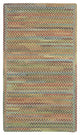 Capel Kill Devil Hill Dusty Multi 0210_910 Braided Rugs - 27" X 48" Cross Sewn R