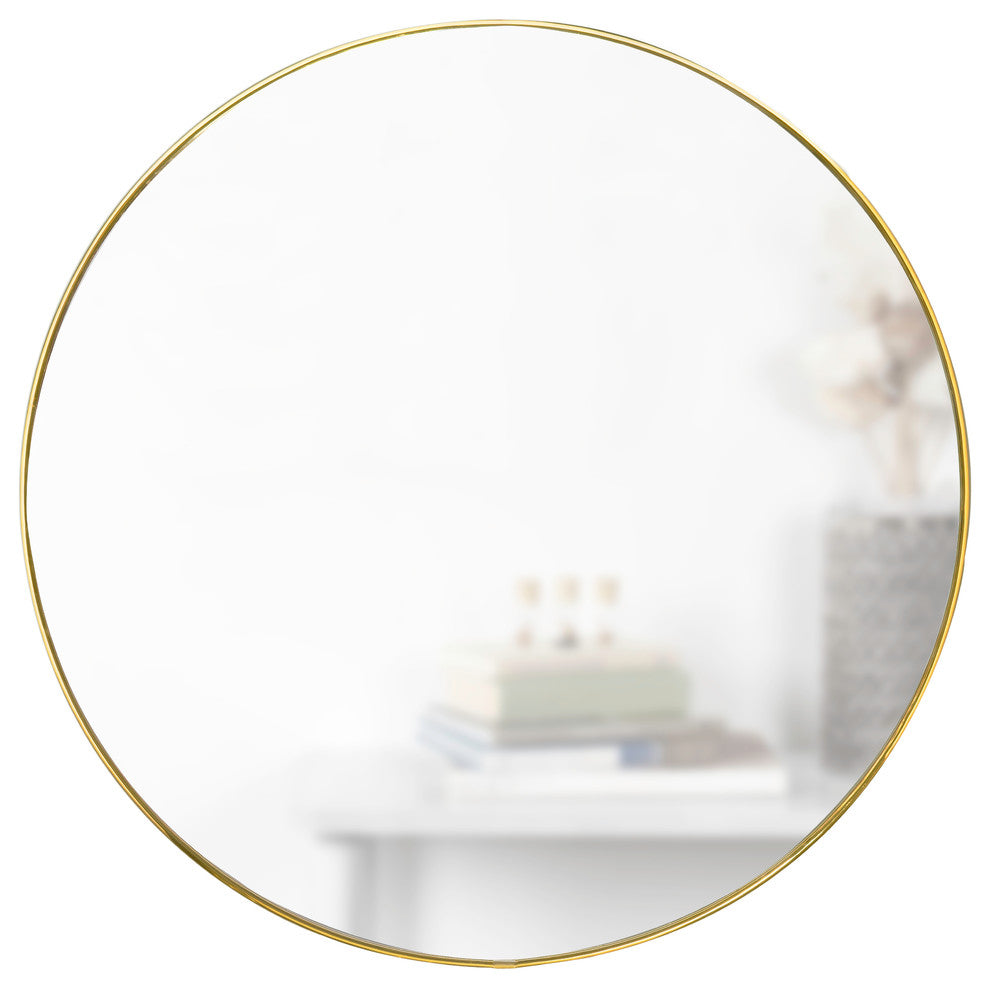 Hubba Mirror 34", Brass