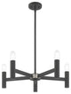 Livex Lighting Scandinavian Gray 5-Light Chandelier