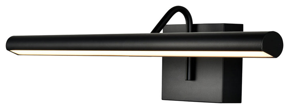 Procyon 24" ETL Certified Integrated LED Bathroom Lighting Fixture, Black