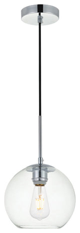 Elegant Baxter 1-Light Chrome Pendant