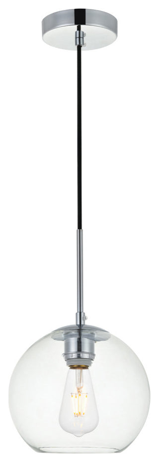 Elegant Baxter 1-Light Chrome Pendant