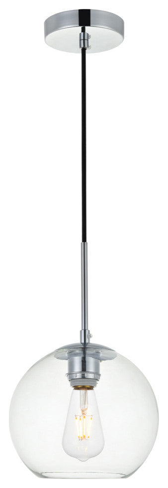 Elegant Baxter 1-Light Chrome Pendant