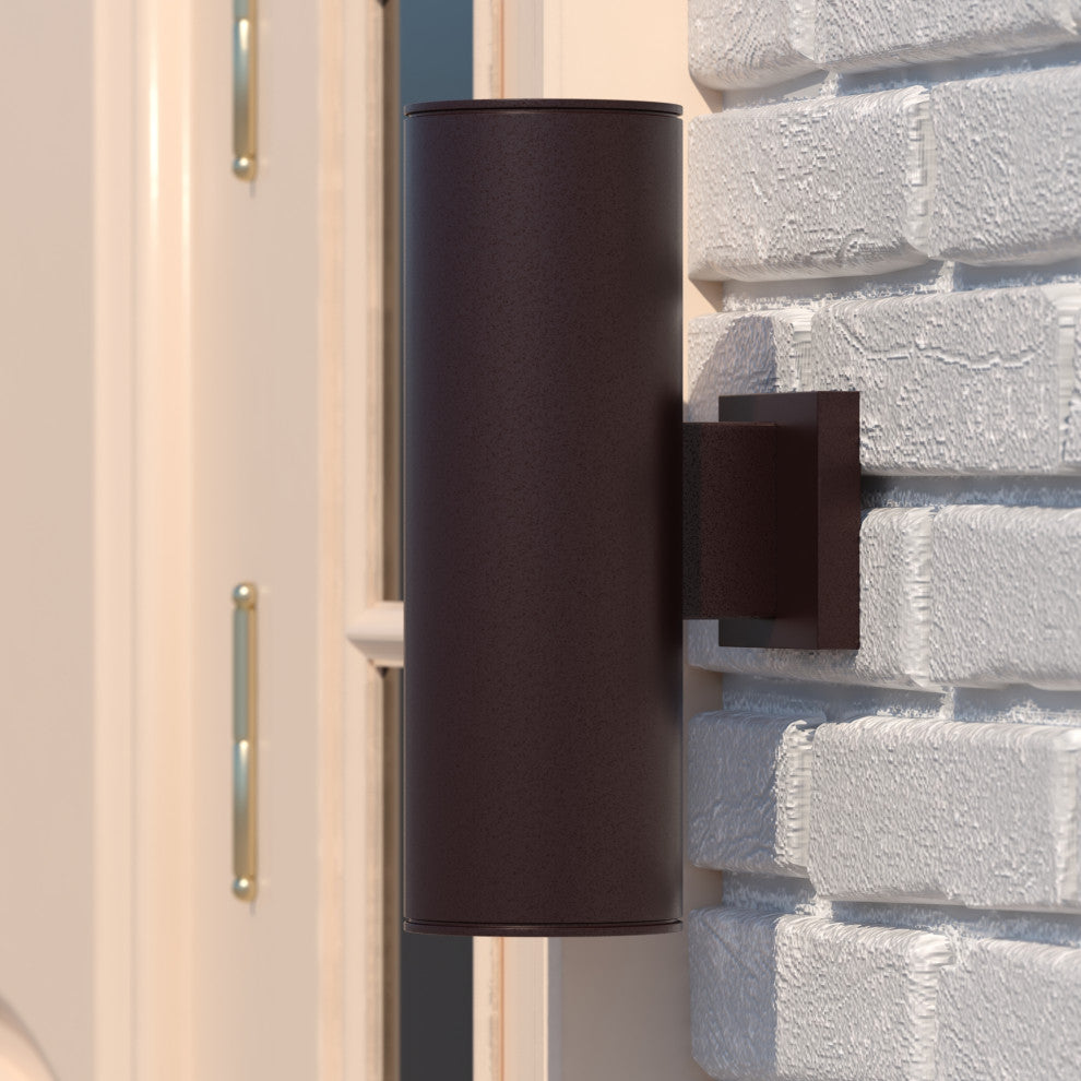 Chiasso 2 Light 14.25"H Outdoor Wall Light Deep Bronze