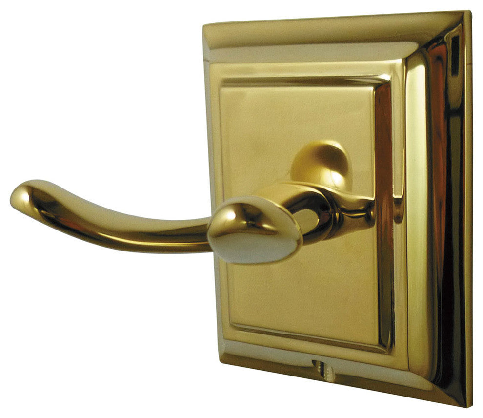 BA6017PB Millennium Robe Hook, Polished Brass