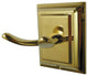 BA6017PB Millennium Robe Hook, Polished Brass