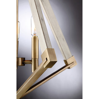 Quoizel VP5203 View Point 3 Light 19-1/4"W Chandelier - Weathered Brass