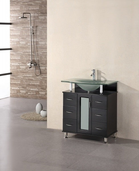 Huntington 30" Single Sink Vanity Set, Espresso