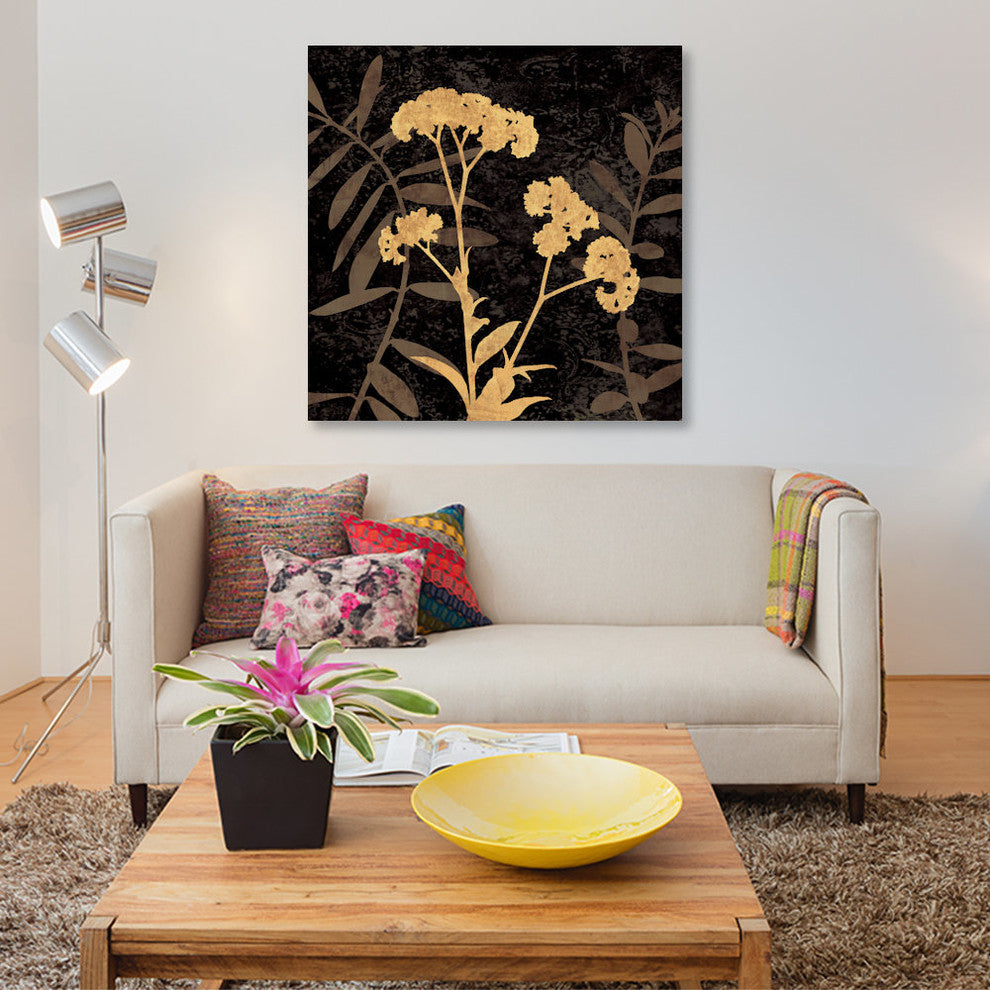 "Noir II" by Erin Lange, Canvas Print, 18"x18"