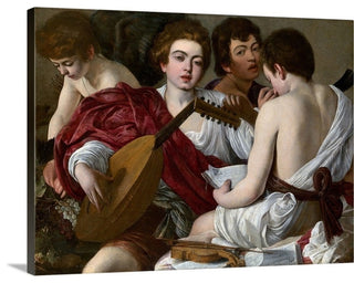 "The Musicians" Wrapped Canvas Art Print, 16"x12"x1.5"