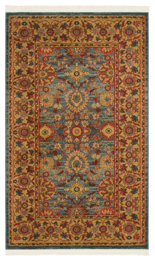 Unique Loom Blue Edinburgh Monroe 3' 3 x 5' 3 Area Rug