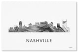 Marlene Watson 'Nashville Tennessee Skyline' Canvas Art, 32x22