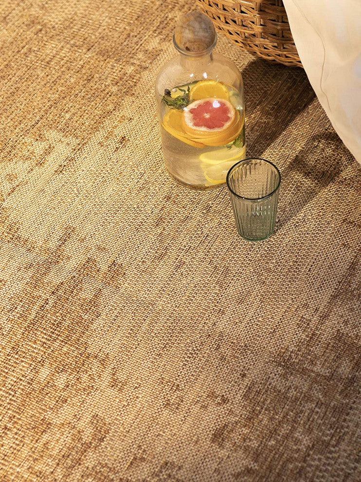 Outdoor Collection Vintage Rug - Bohemian Rug, Neutral, 7'10"x10'
