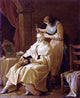 Giuseppe Gambarini A Lady At Her Toilet, 20"x25" Gallery Wrapped Canvas Print