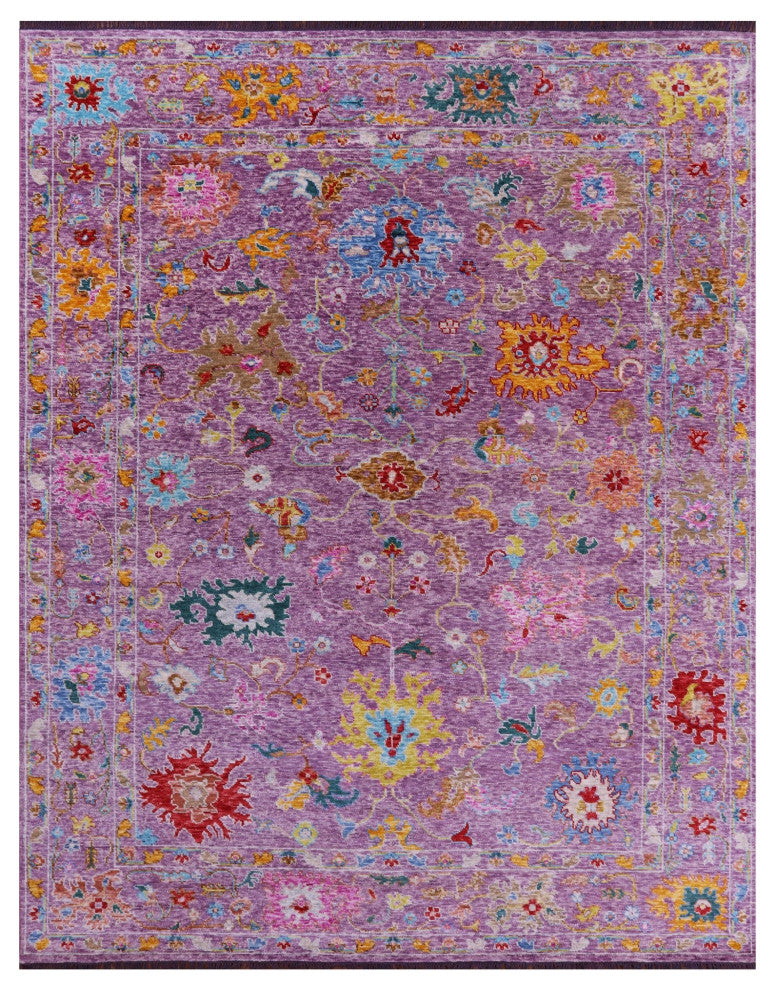 Turkish Oushak Hand Knotted Wool Rug 9' 4" X 12' 1" - Q14802