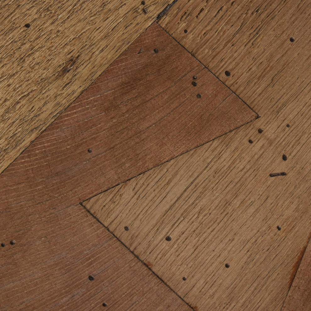 Abaso Small Square Coffee Table Rustic Wormwood Oak