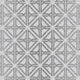 Modern Geometric Textured Wallpaper, Gray and Black, 1 Bolt