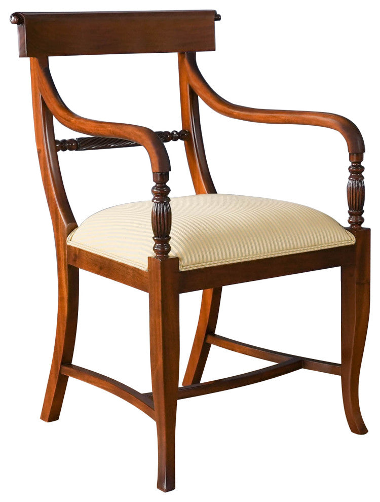 Twist Back Arm Chair