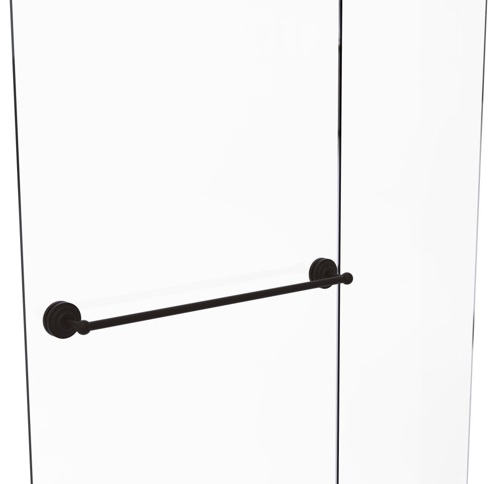 Que New 30" Shower Door Towel Bar, Oil Rubbed Bronze