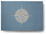 Compass Nautical Chenille Rug