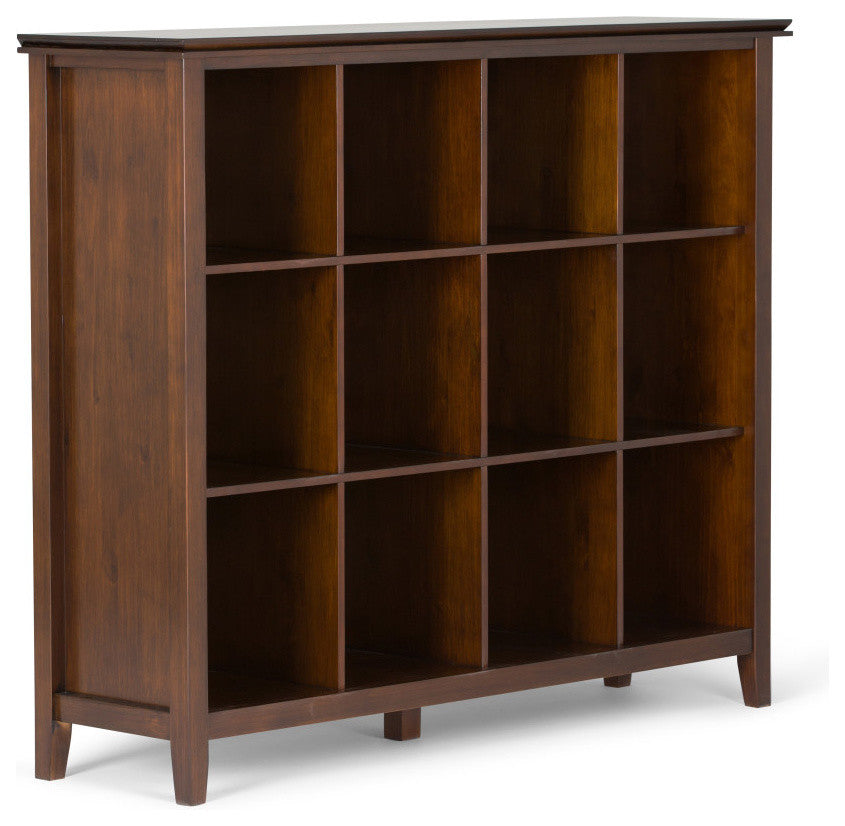 Artisan SOLID WOOD 12 Cube Storage, Russet Brown