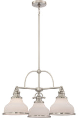 Grant 3-Light Chandelier, Brushed Nickel