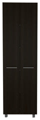 Pensacola Pantry Cabinet, Black Wengue