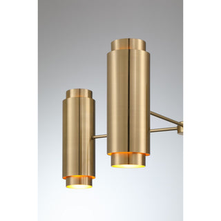 Lio 8-Light Chandelier, Noble Brass by Breegan Jane