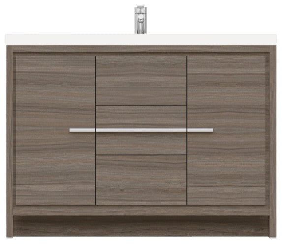 Sortino 48" Bathroom Vanity With Sink, Gray
