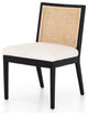 Antonia Armless Dining Chair-Savile Flax