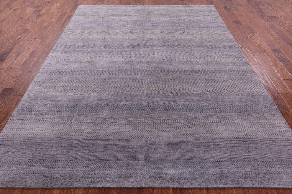 Savannah Grass Wool and Silk Handmade Rug 8' 0" X 9' 11" Q11432