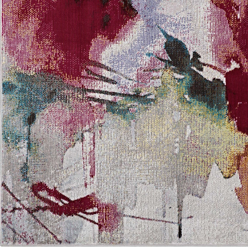 Blume Abstract Floral 4x6 Area Rug
