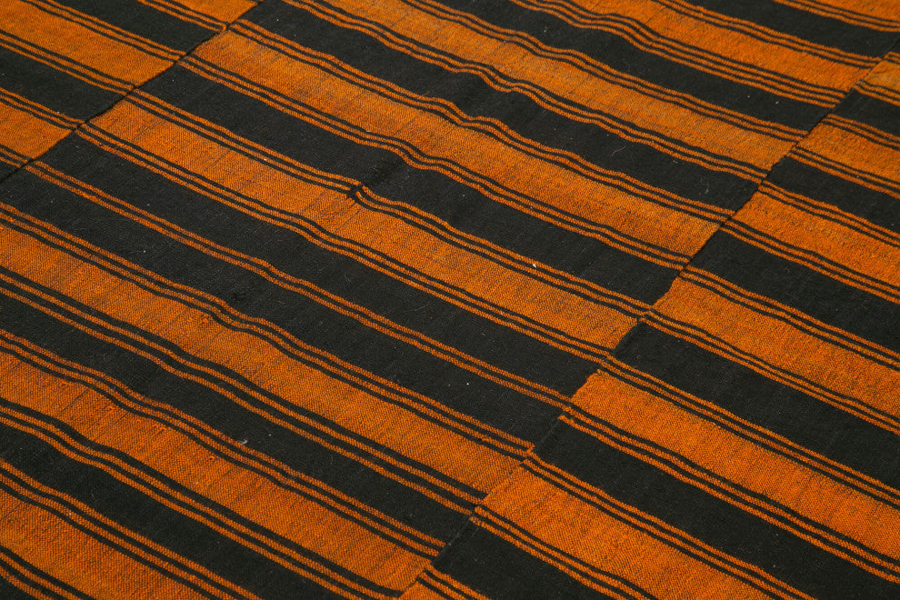 Rug N Carpet - Handwoven Turkish 6' 6'' x 9' 4'' Contemporary Wool Kilim Rug
