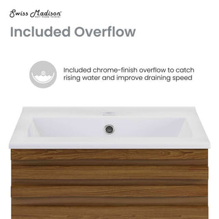 Cascade 18" Bathroom Vanity, Walnut