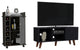 DEPOT E-SHOP Healy 2-Piece Living Room Set with TV Stand and Bar Cart