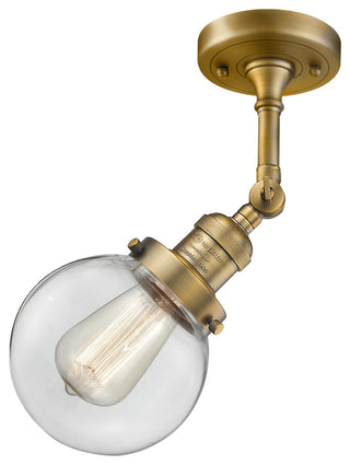 Innovations Lighting 201F-Bb-G202-6 1 Light 6 Inch Semi-Flush Mount